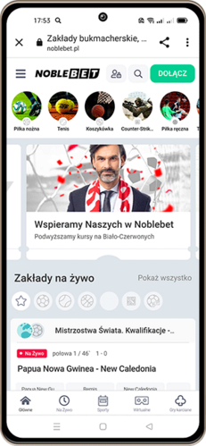 aplikacja mobilna noblebet